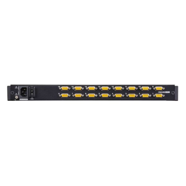 CL1316N-ATA-AG - Bộ chuyển mạch KVM 16 cổng PS/2 USB VGA LCD kèm bàn phím kiểu Mỹ